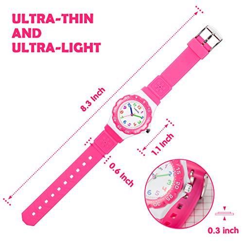 Waterproof Cartoon Kids Watch (Boys/Girls, 3-10 years)