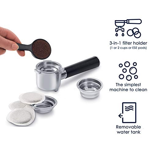 De'Longhi EC680M Espresso, Stainless Steel, Metallic