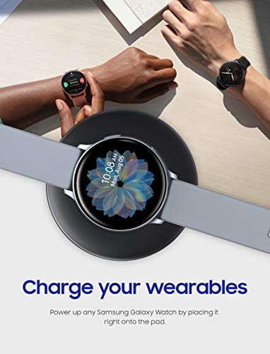 Fast Charge Wireless Charger Pad (2019 Edition) with Cooling Fan for Galaxy Phones, Watches and Apple Iphone Devices