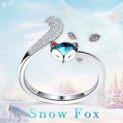 Sterling Silver Fox Ring