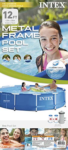 Intex 12ft Metal Frame Pool Set