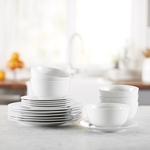 Amazon Basics Dinnerware Set-18Pcs