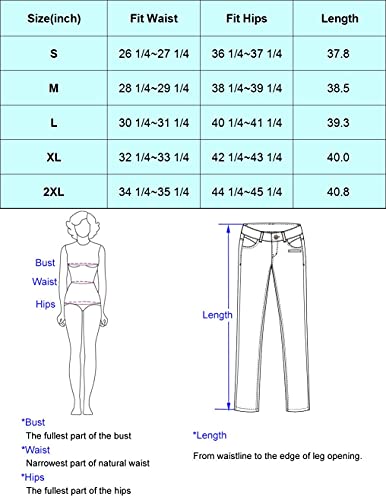 GRACE KARIN Women's Striped Casual Cropped Pants