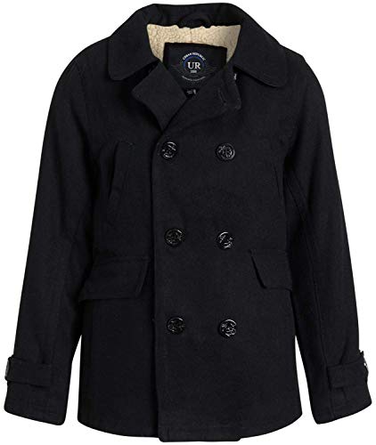 Urban Republic Boys' Faux-Fur Lined Peacoat