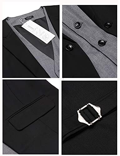 Formal Layered Dress Vest for Men