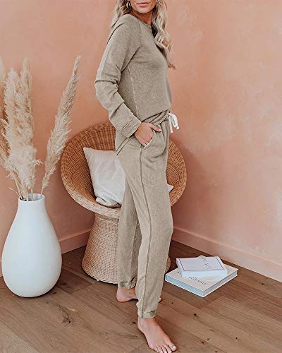 Women's Loungewear Set with Pullover and Sweatpants
