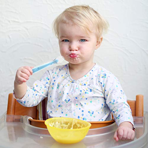 Soft Silicone Baby Spoons 5-Pack