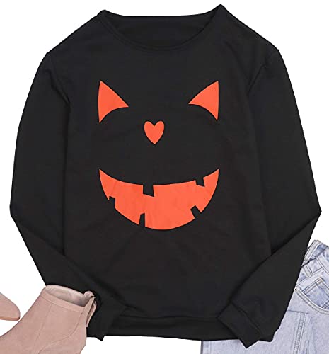 Women's Halloween Pumpkin Sweatshirt