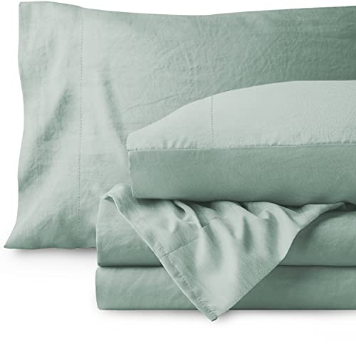 Bare Home Sandwashed Twin Sheet Set
