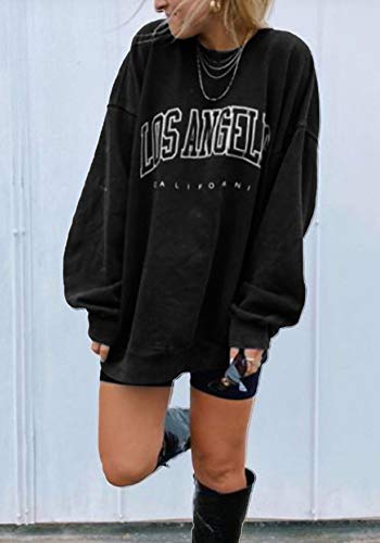 Women's LA Long Sleeve Oversized Sweatshirt
