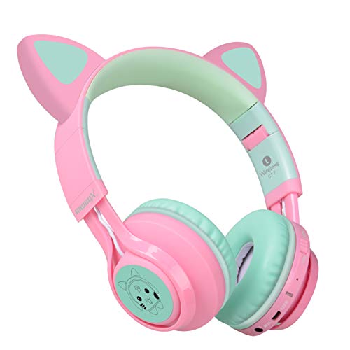 Riwbox Cat Ear Bluetooth Headphone