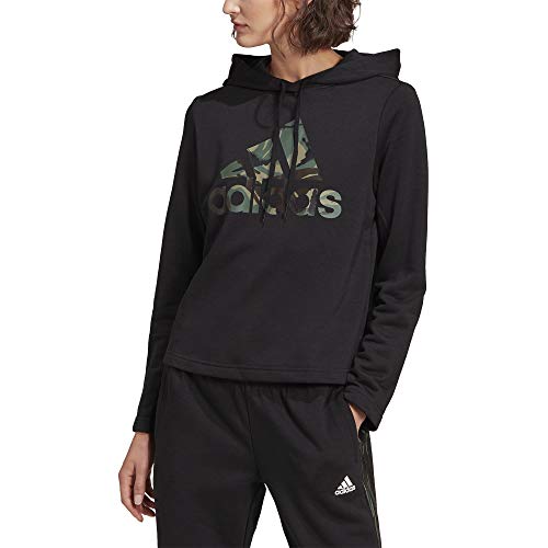 adidas Women's Black Camo Hoodie (Small)