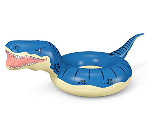 Jasonwell Inflatable Dinosaur swimming float tube