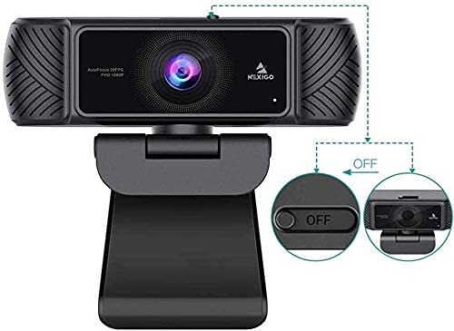 2021 AutoFocus 1080P Webcam with Microphone