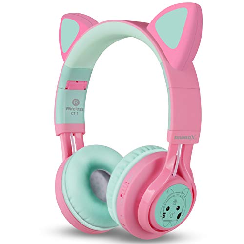 Riwbox Cat Ear Bluetooth Headphone