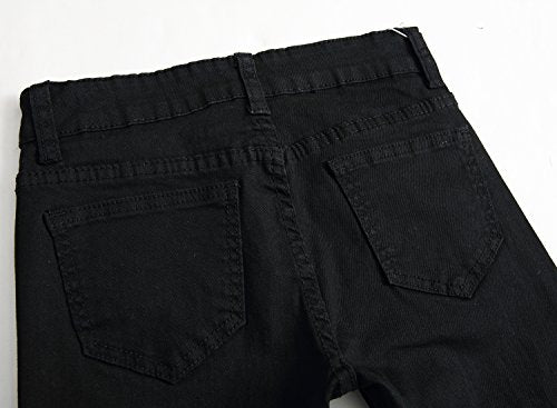 Boy's Black Ripped Skinny Jeans