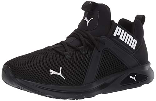PUMA Men's Enzo 2 Sneaker, Black White, 10 M US