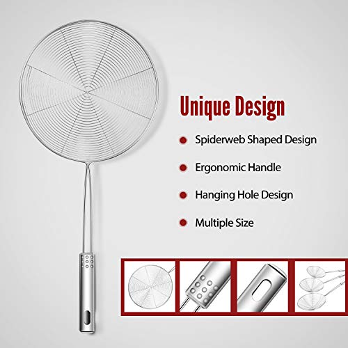 Hiware Set of 3 Spider Strainer Skimmers