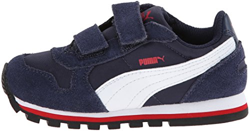 PUMA ST Runner NL V Sneaker, Peacoat/White/High Risk Red