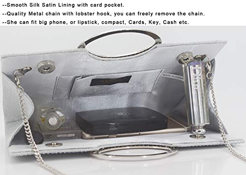 Dexmay Crystal Handle Evening Bag
