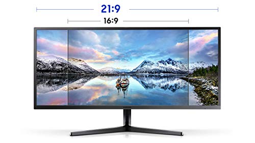 SAMSUNG 34-Inch SJ55W Ultrawide Gaming Monitor (LS34J550WQNXZA)