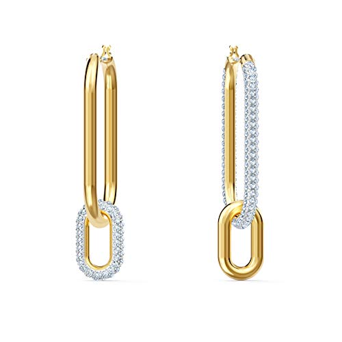 Swarovski Time Pierced Hoop Earrings