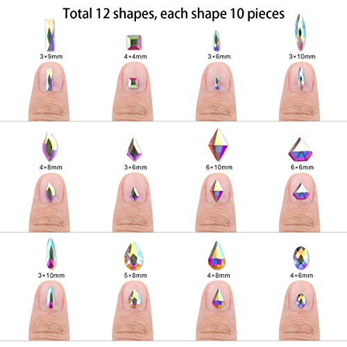 Multi Shape Glass Rhinestones
