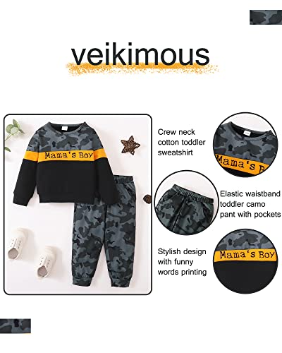 Toddler Boy Camo Outfit Set
