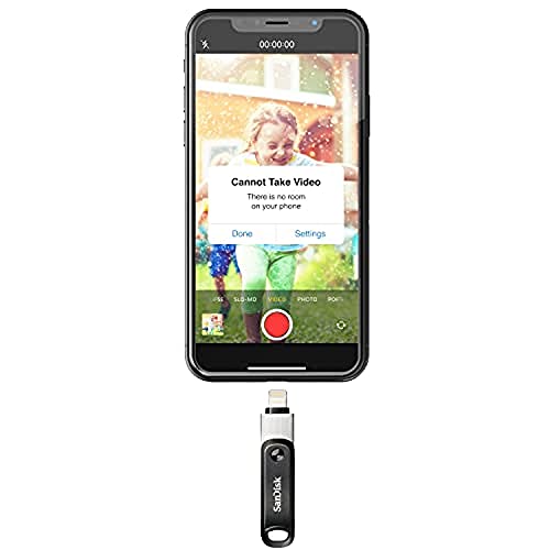 SanDisk 256GB iXpand Flash Drive Go for iPhone and iPad