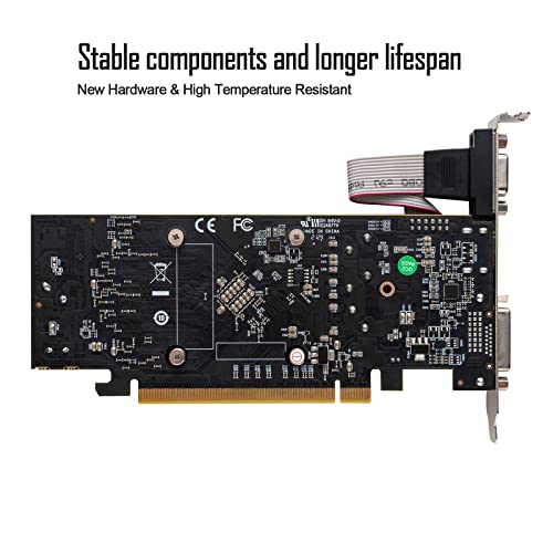SAPLOS Radeon RX 550 Graphics Card, 4GB, 4k@60Hz Output, Computer GPU