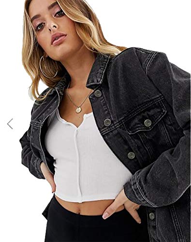 Cantonwalker Oversize Vintage Washed Denim Jacket
