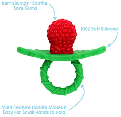 RaZbaby RaZberry Silicone Baby Teether Toy