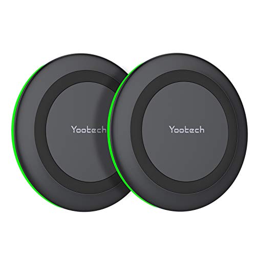 Yootech Qi-Certified Fast Wireless Charger - 10W Max- [2 Pack]