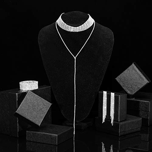 Bridal Rhinestone Jewelry Set (Silver)