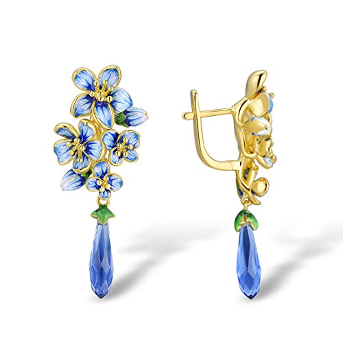 Santuzza Orchid Earrings