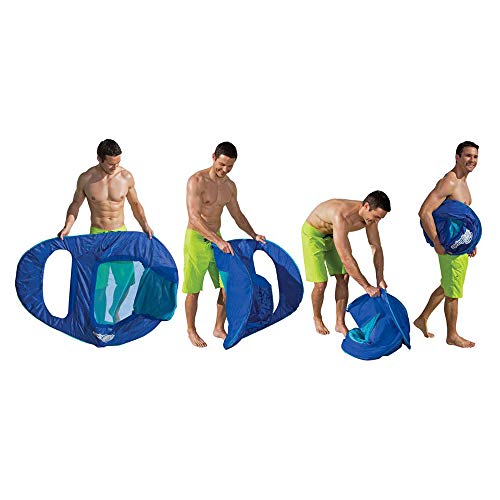 SwimWays Inflatable Pool Recline Lounger with Hyper-Flat Valve