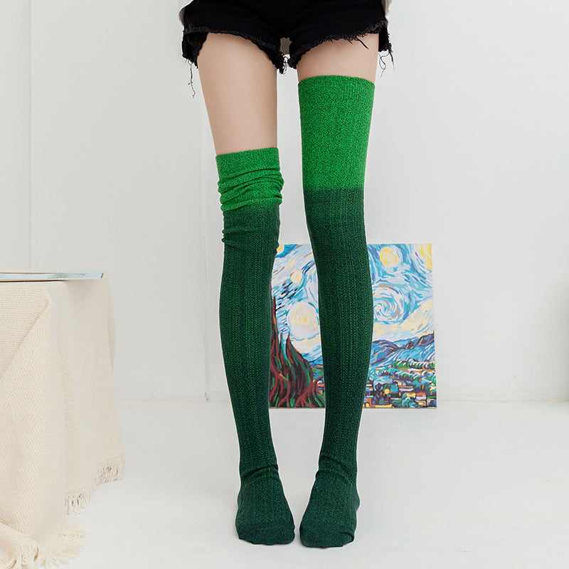 Tie-dye Long Tube Knee socks