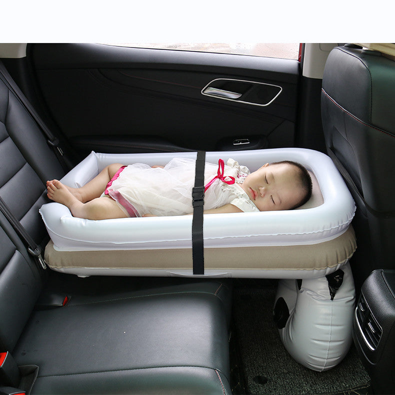 Inflatable Baby Travel Car Bed