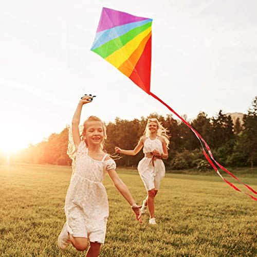 Large Diamond Kite for Kids - Lightweight and Easy to Fly