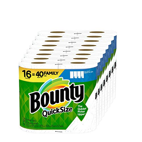 Bounty Quick-Size Paper Towels - 16 Family Rolls
