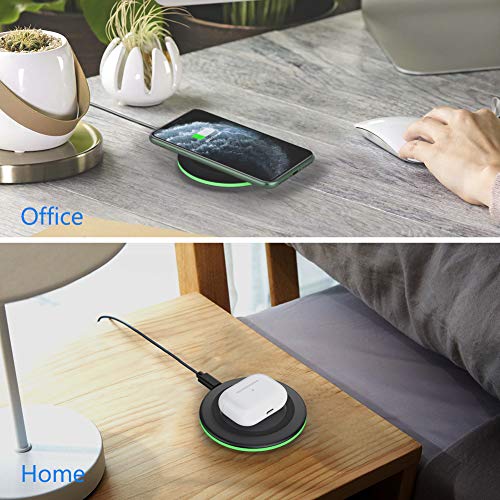 Yootech Qi-Certified Fast Wireless Charger - 10W Max- [2 Pack]