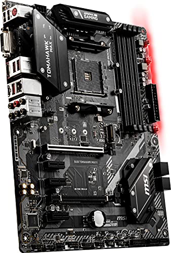 MSI Arsenal Gaming AMD Ryzen 2ND and 3rd Gen AM4 M.2 USB 3 DDR4 DVI HDMI Crossfire ATX Motherboard (B450 TOMAHAWK MAX II)
