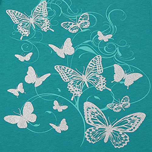Butterfly Graphic Tee 2-Pack (Girls, Medium)