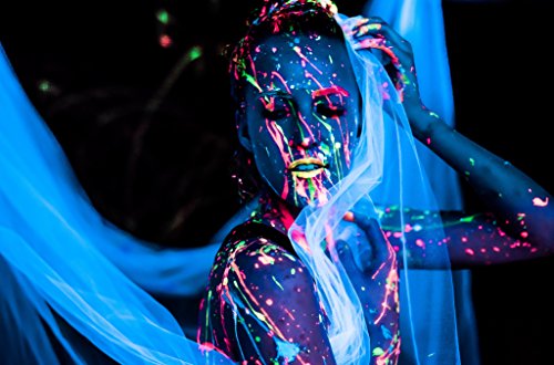 Midnight Glo Black Light Face and Body Paint Set