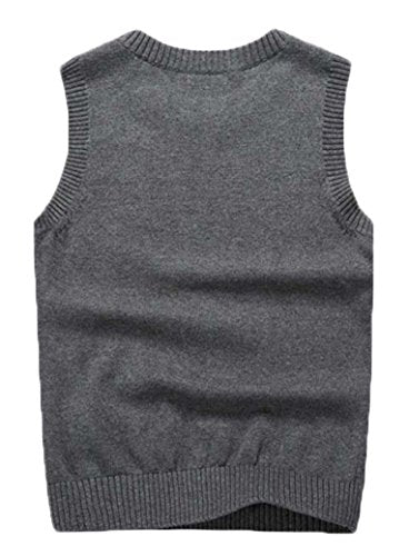 BASADINA Boys' Sweater Vest - Gray