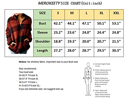 Plaid Sherpa Fleece Zip Sweatshirt