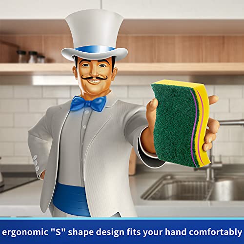 MR.SIGA Heavy Duty Scrub Sponge
