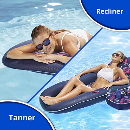 Aqua Campania 2-in-1 Pool Lounger with Caddy