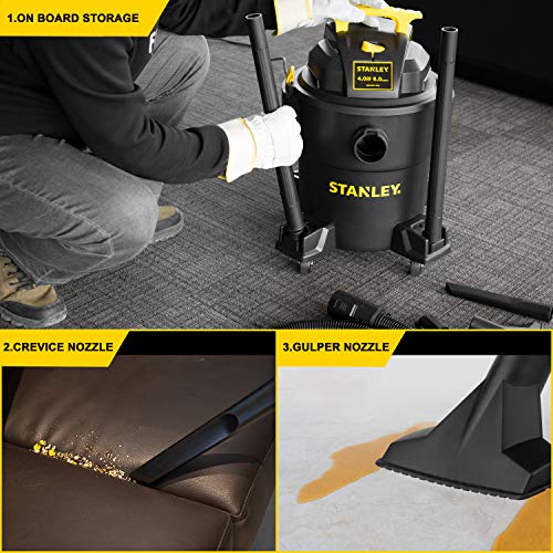Stanley 6 Gallon Wet/Dry Vacuum