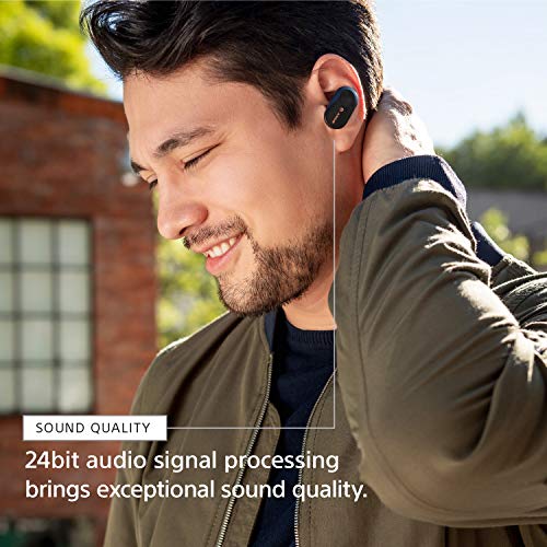 Sony WF-1000XM3 Noise Cancelling Earbuds with Alexa, Black